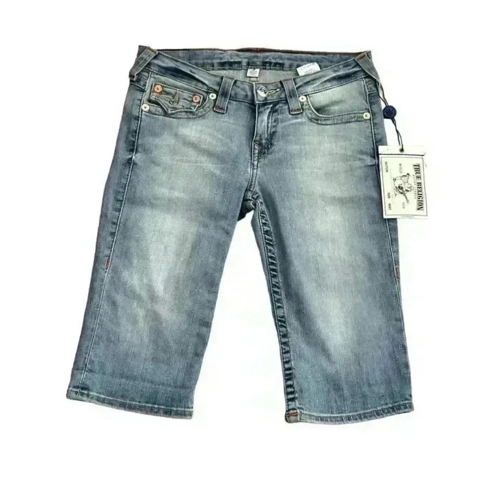NWTTrue Religion Knee Length Capri Jeans Size 27